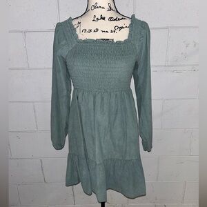 AMERICAN EAGLE Long Sleeve Teal Dress Size XS